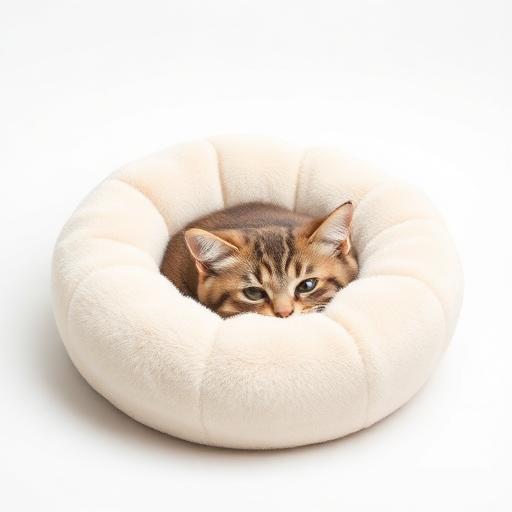 Petmate Plush Donut Cat Bed