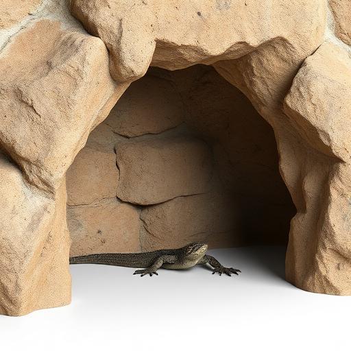Living World Reptile Hide Cave
